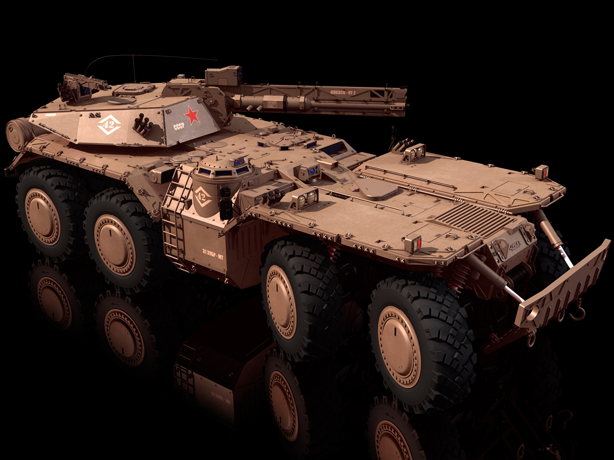 Tank apc Vehicle hardsurf