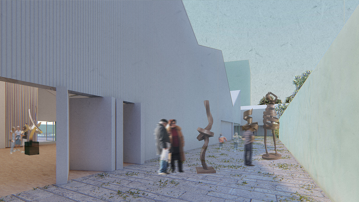 arquitectura centro cultural fadu uba proyecto Render