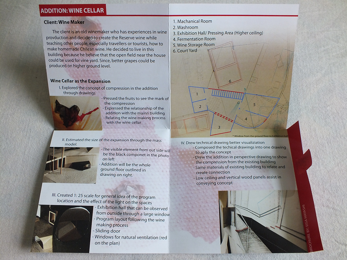 brochure wine expansion existing building