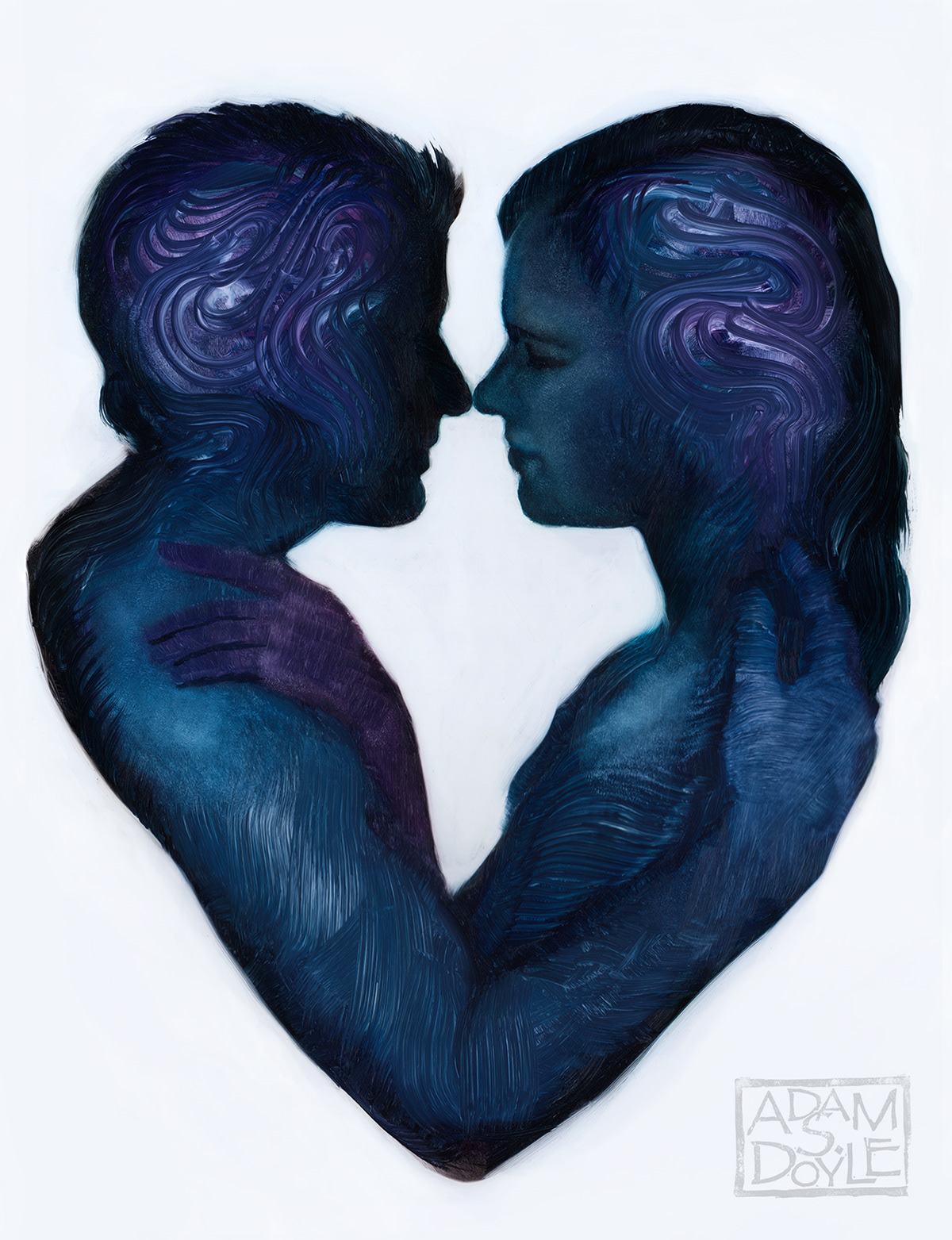 Adobe Portfolio couple painting   Love