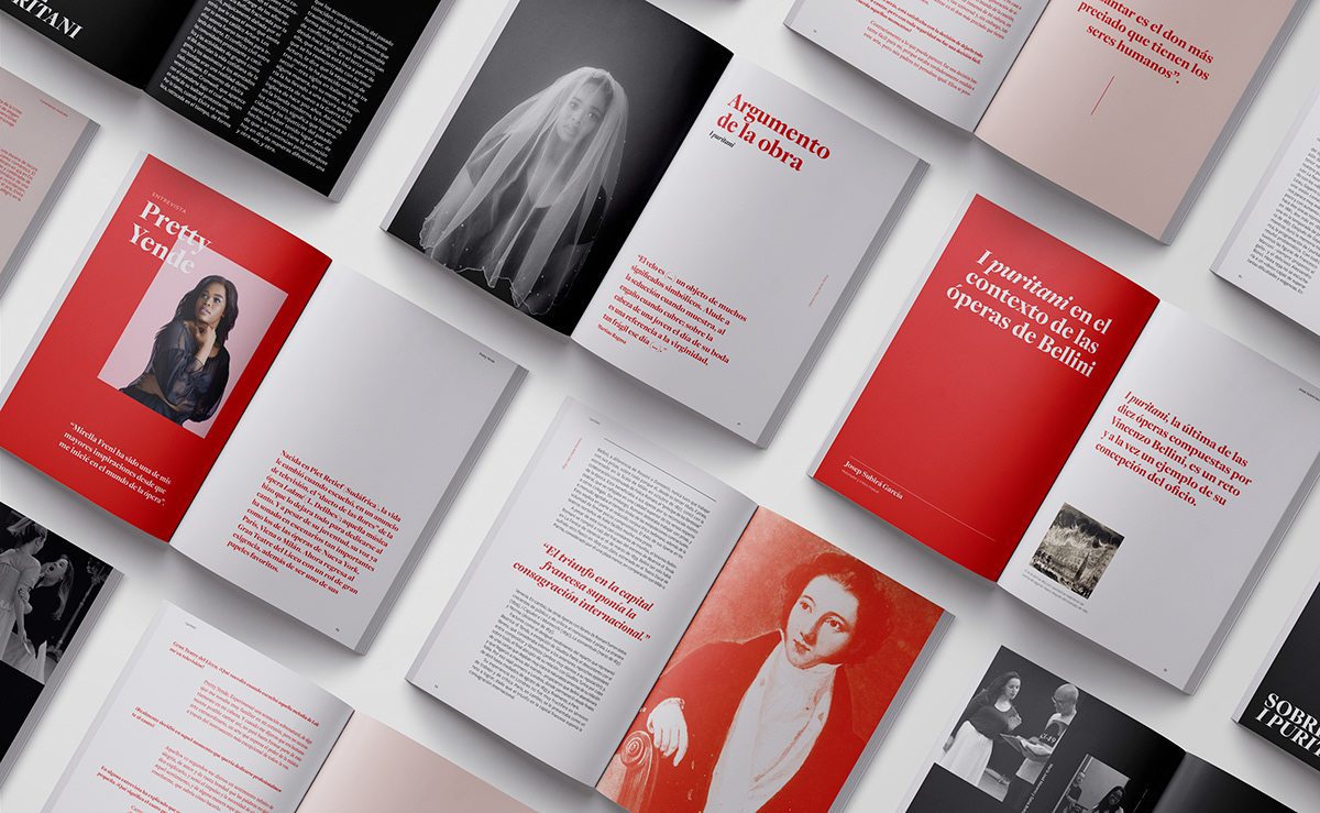 editorial design  graphic design  design opera Theatre libretto print