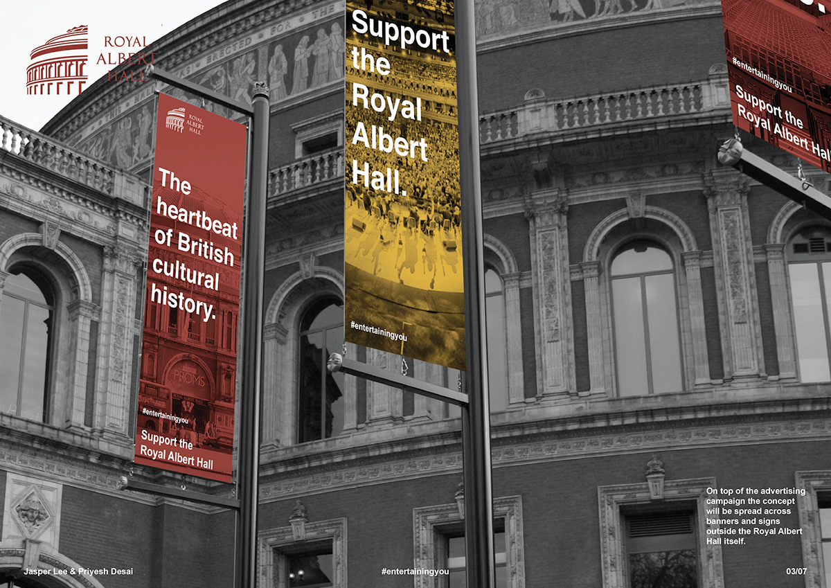 charity Royal Albert Hall print digital Promotion