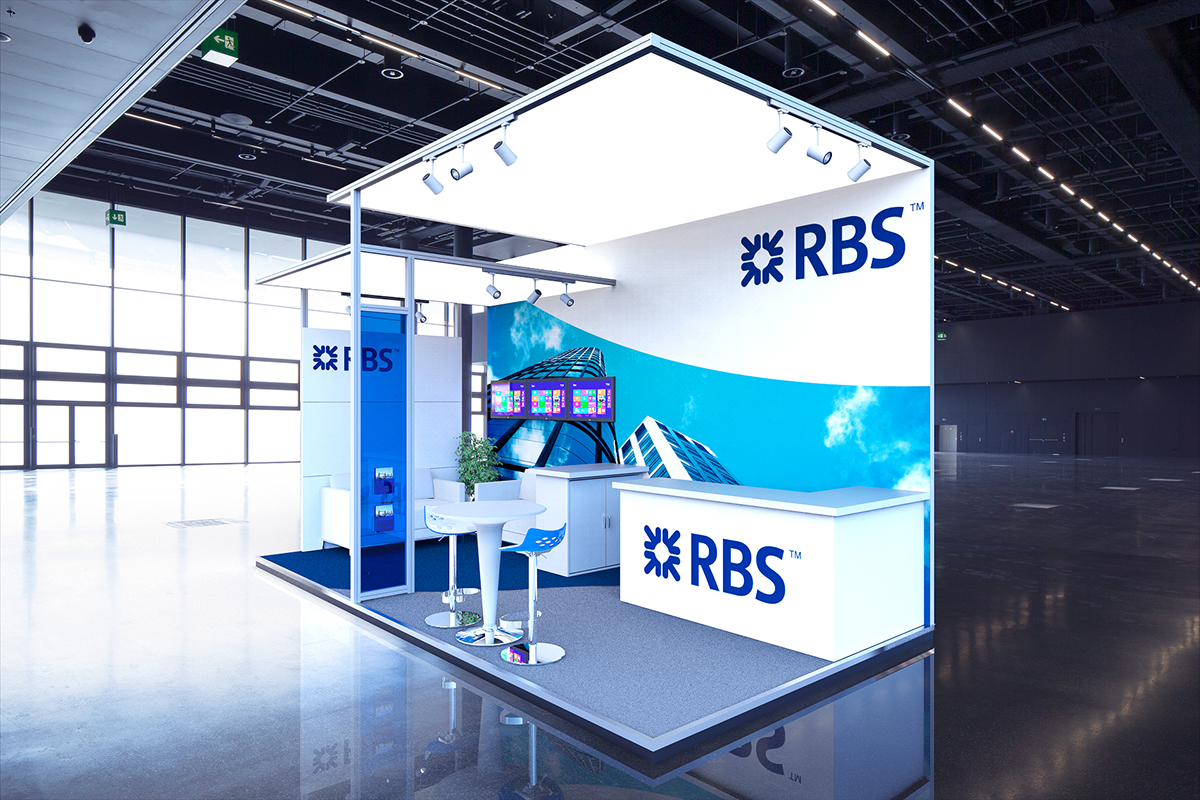 RBS Modular Stand 3D Visualisation on Behance