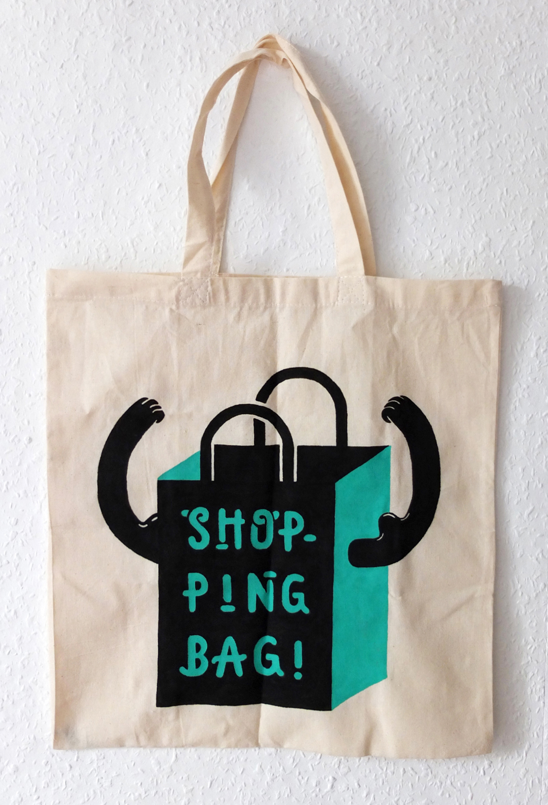 handmade fufu shopping bag Shopping strong bag unicat jogging