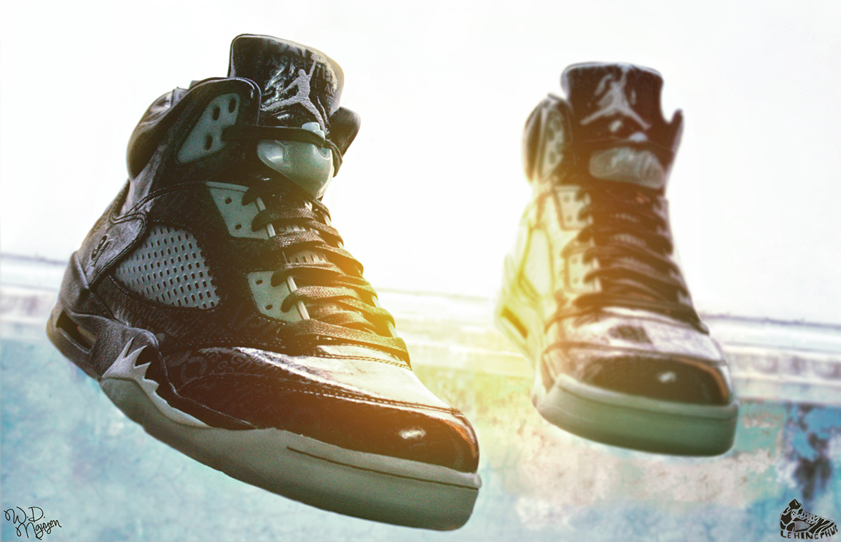 Nike doernbecher jordan jumpman Retro 5s IsaacArzate sneakers photoshoot