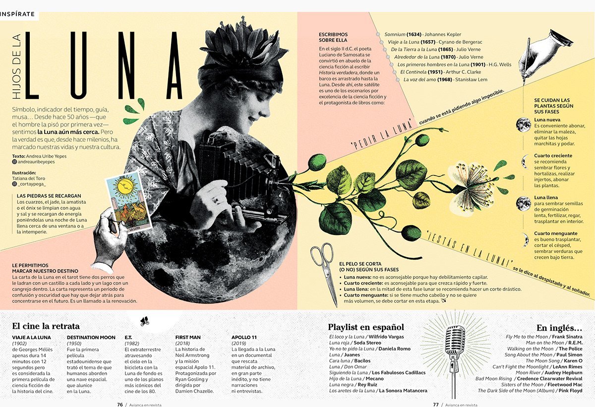 Art digital collage collage digital Diseño editorial editorial design  graphic design  ILLUSTRATION  ilustracion luna magazine