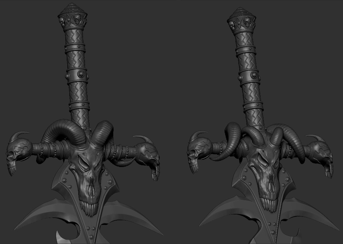 3D Character arthas 3d sculpting 3d modeling
