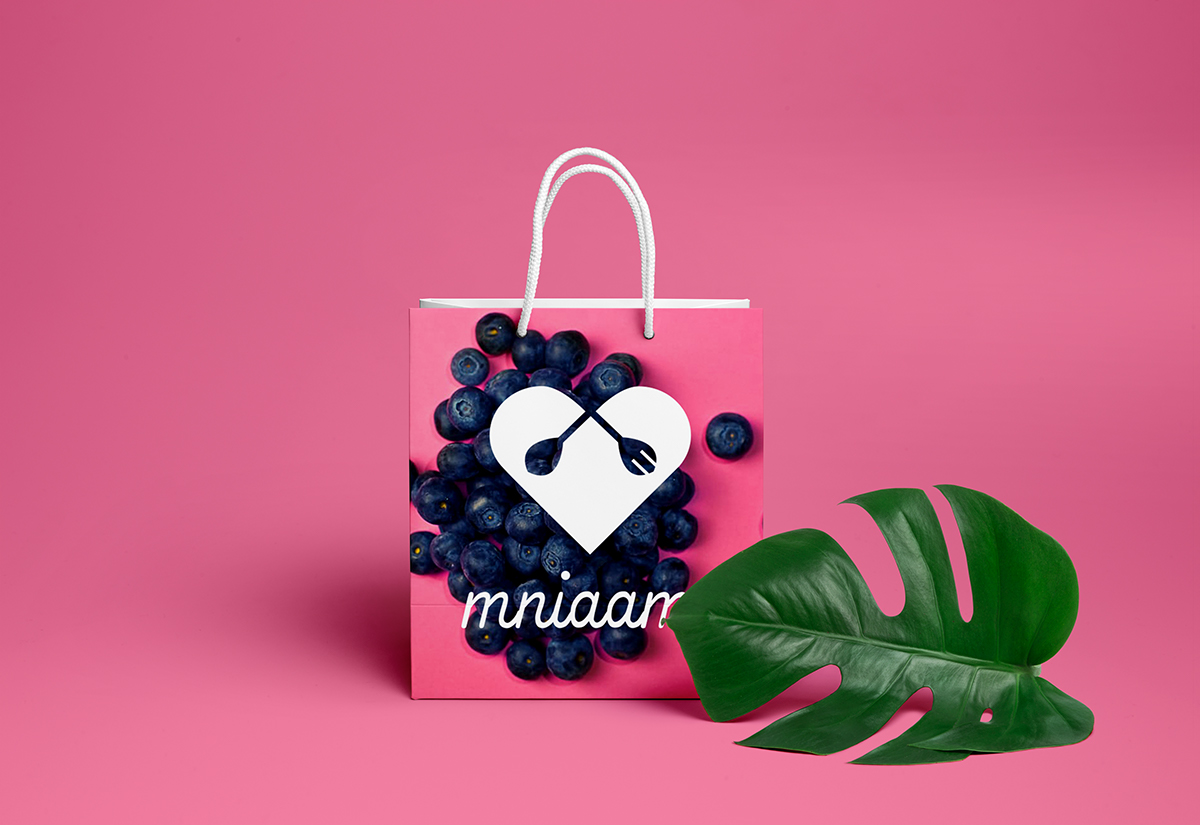 branding  logo Food  heart fruits graphic design package jar bag