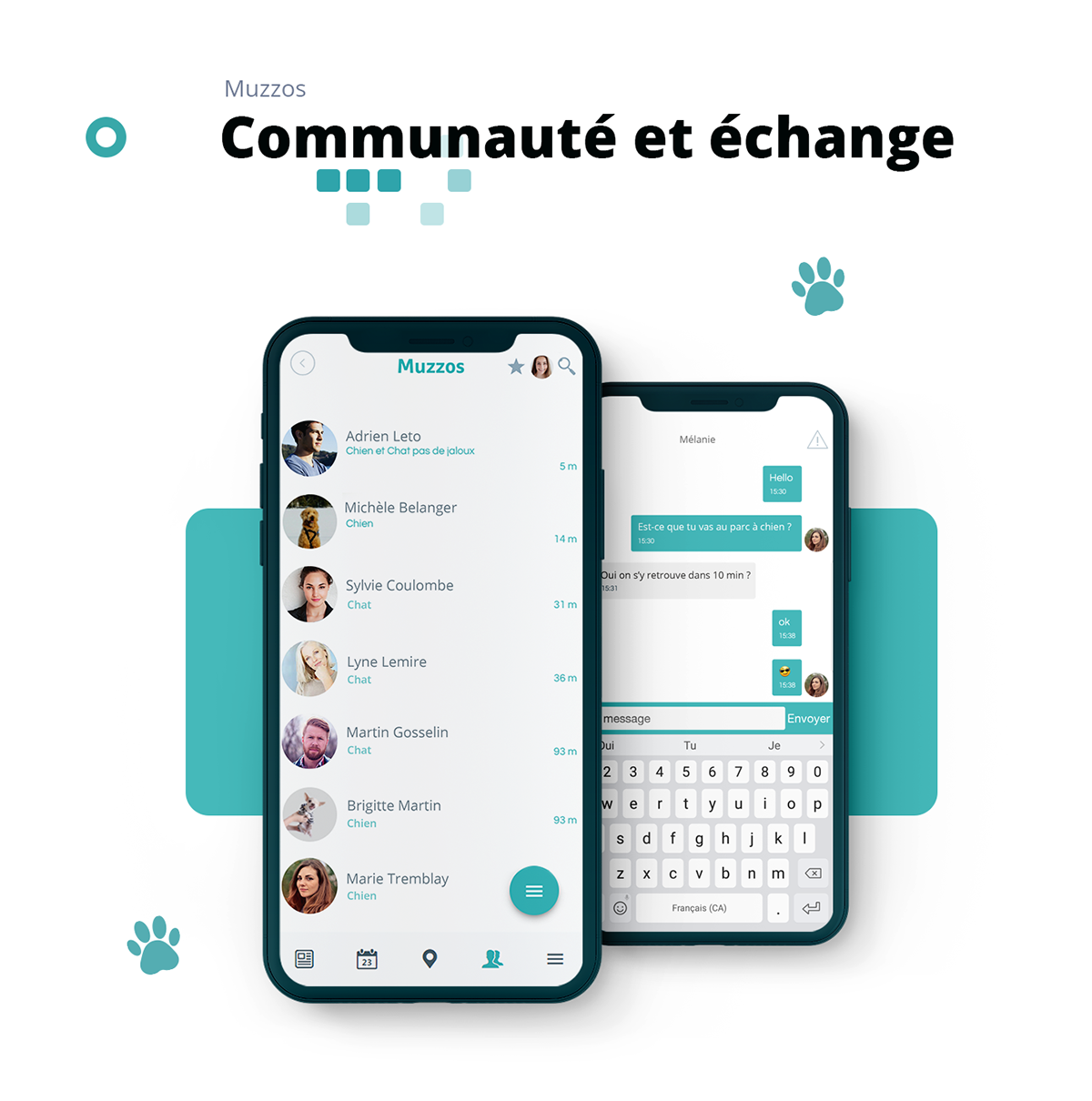 application muzzos animaux chien Chat