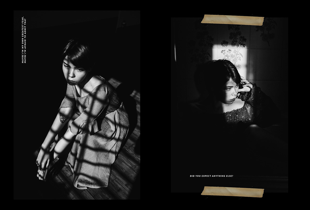 monochrome noir portrait black and white Moody mood