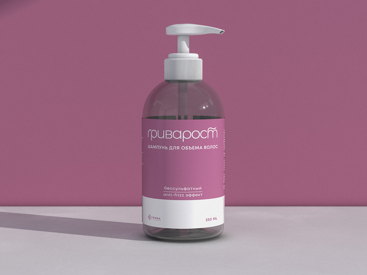 beauty bottle cosmetics gel jar minimalistic natural Packaging shampoo SHOWER