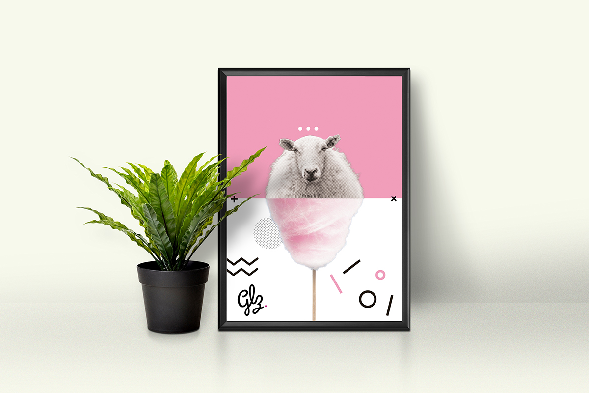 pop posters creative graphic animals cool pattern glucoz agency branding 