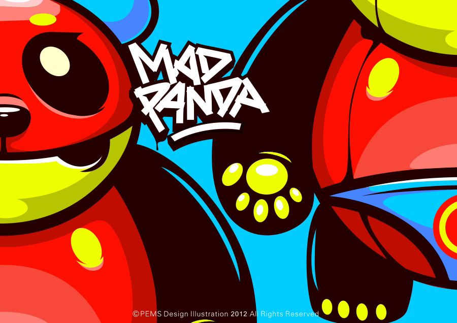 MAD PANDA   Colorful toy
