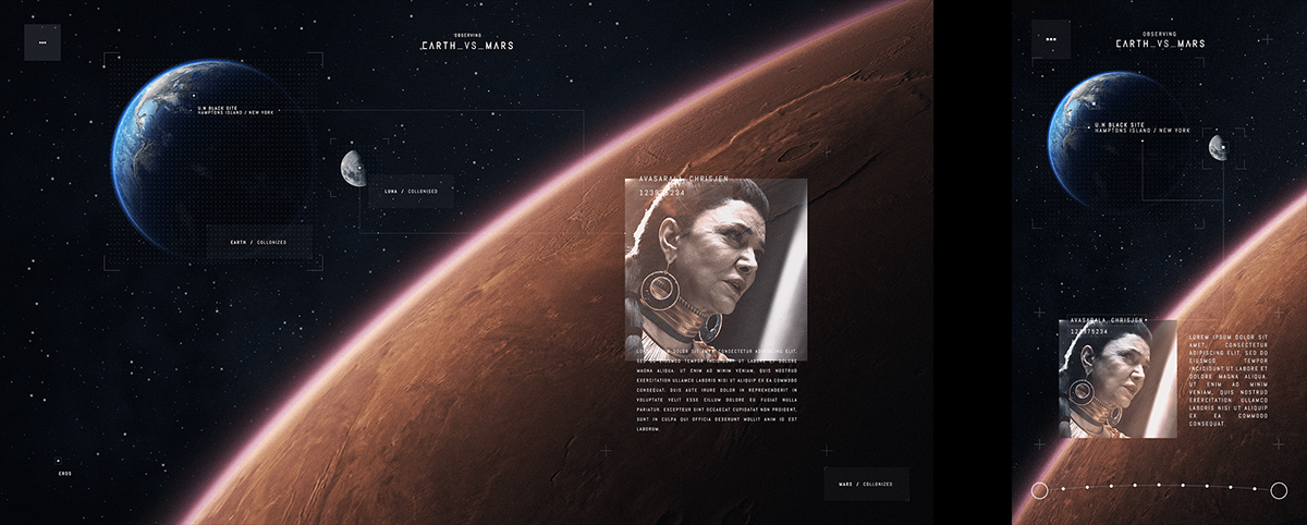 Space  Expanse tv sci-fi series solar system galaxy stars Planets planet tech Interface UI interactive design