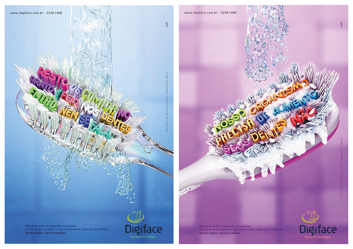 campanha titulos Anúncios Redação redator escovação Dentes