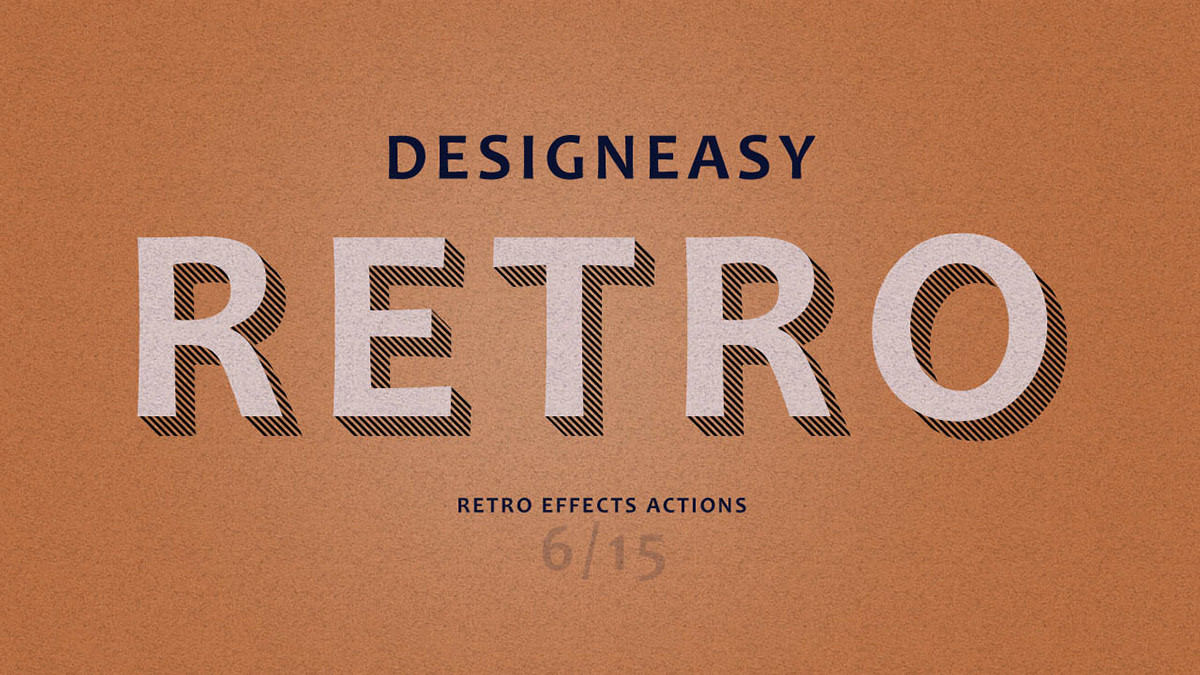Retro effect Style type vintage decorative design logo old
