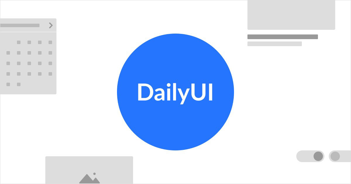ui design daily challenge DailyUI UI/UX Interface