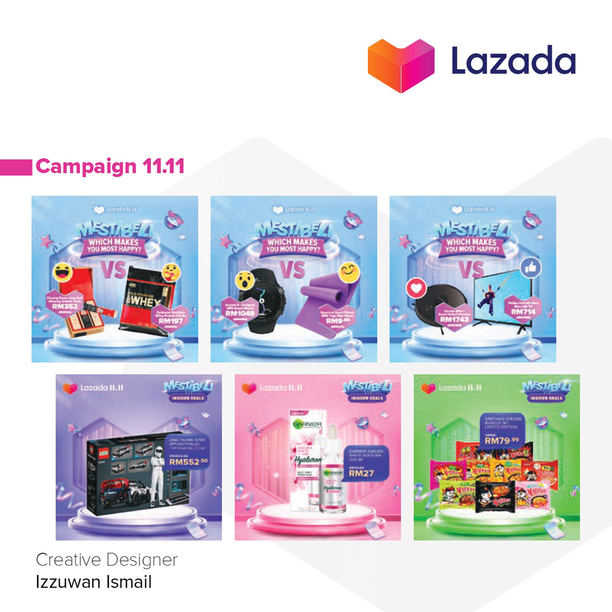 Advertising  e-commerce lazada shop online
