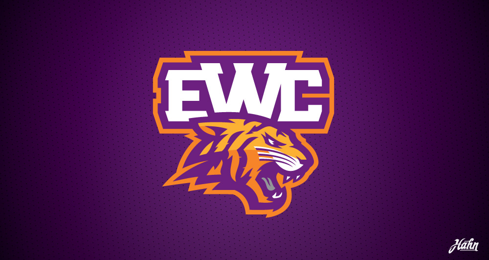 edward waters college tigers logo sports branding  NAIA athletics