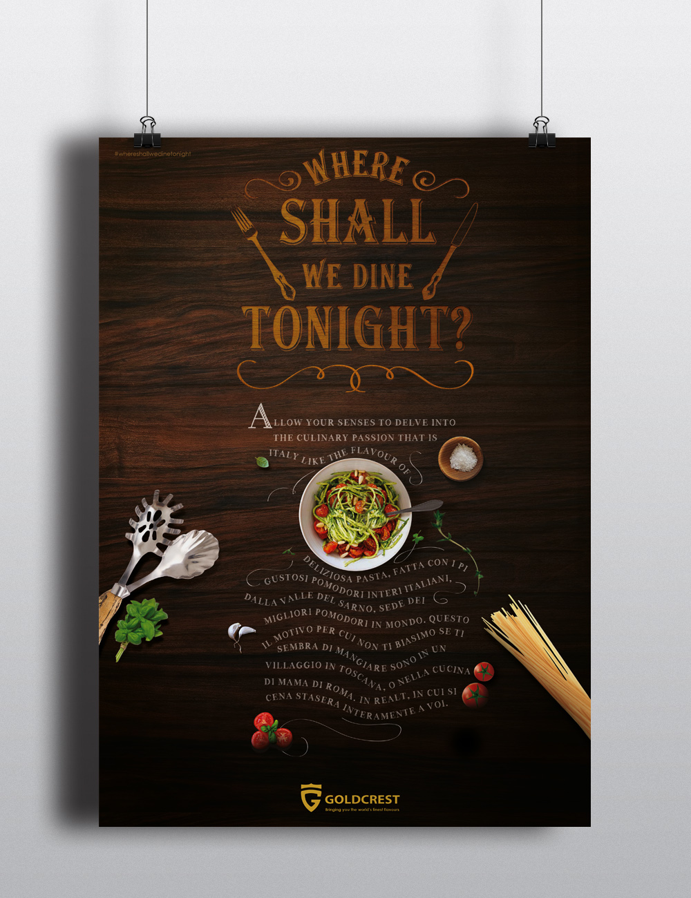 Food  Layout dine italian spanish Thai typography   storytelling   can foods posters