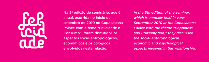 logo visual identity identidade visual design Brasil lettering Senai Cetiqt Event happiness COPACABANA PALACE