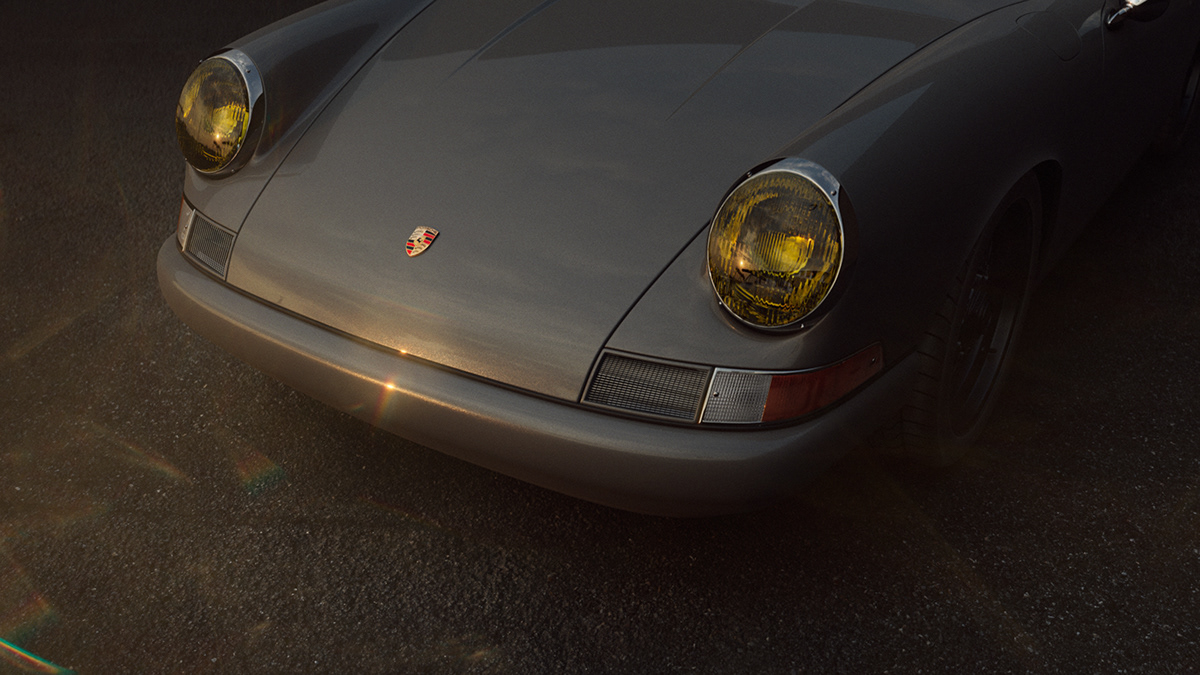 3D automotive   blender blender 3d car CGI Classic Porsche porsche 912 retouching 