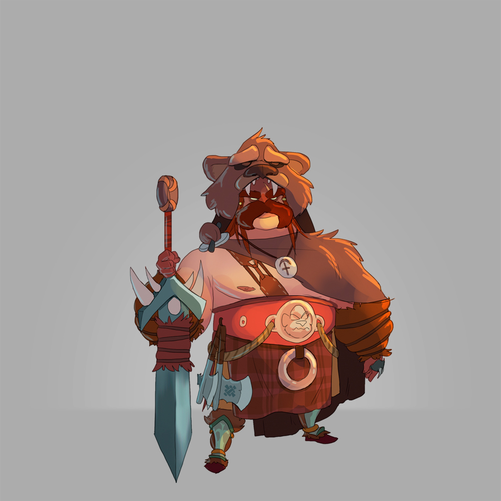 Barbarian middle ages Character viking warrior