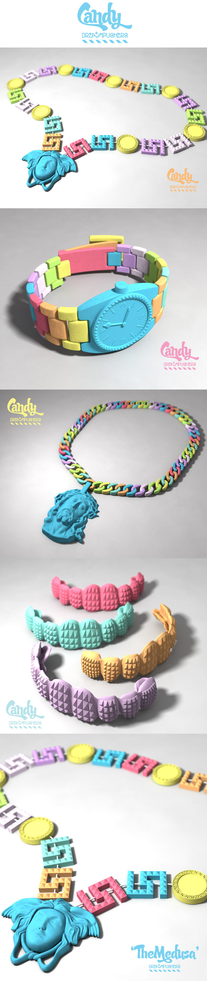 Candy 3D  dreampushers concept conceptual designer Fun