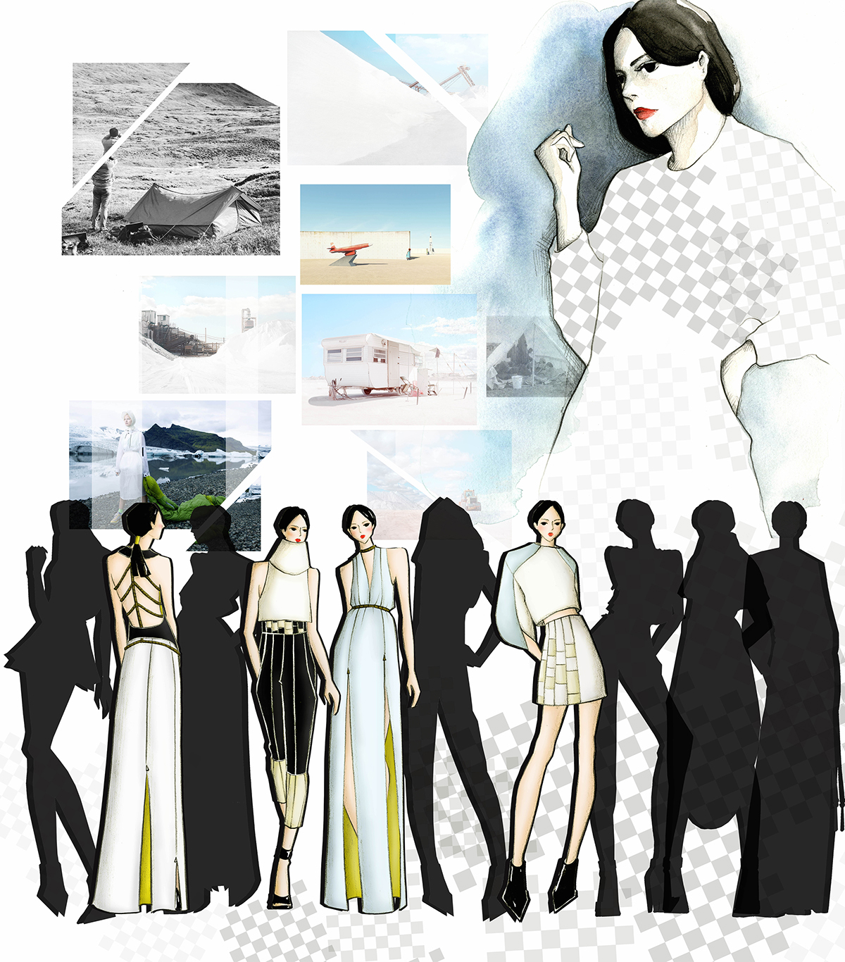 fashion design cad spring/summer collection fashion illustration fashion flats