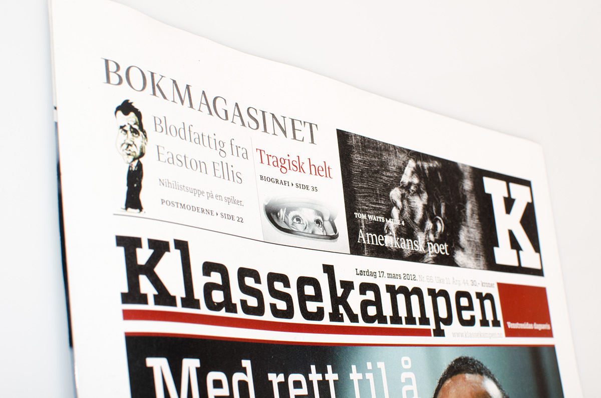 Klassekampen newspaper newspaper design design editorial news left wing communism norway