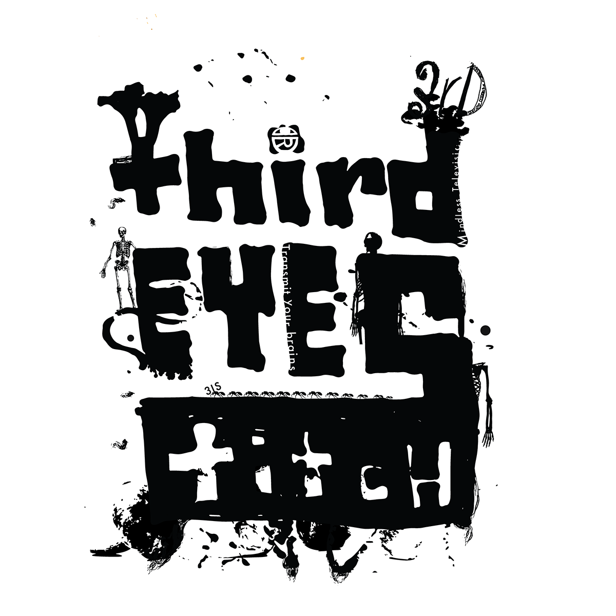 t-shirts branding  3rd eye psychedelic Counter Culture Brand Design visual identity Graphic Designer Logo Design