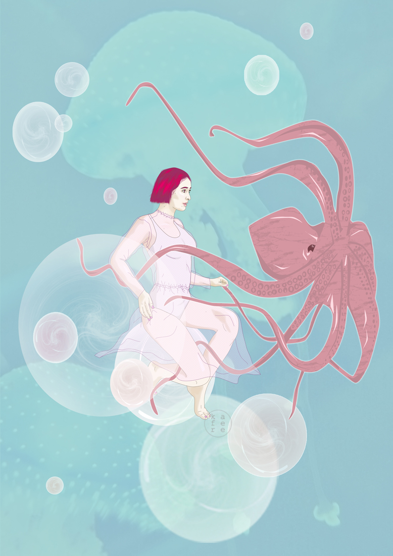 girl octopus Shibari fantasy kinks