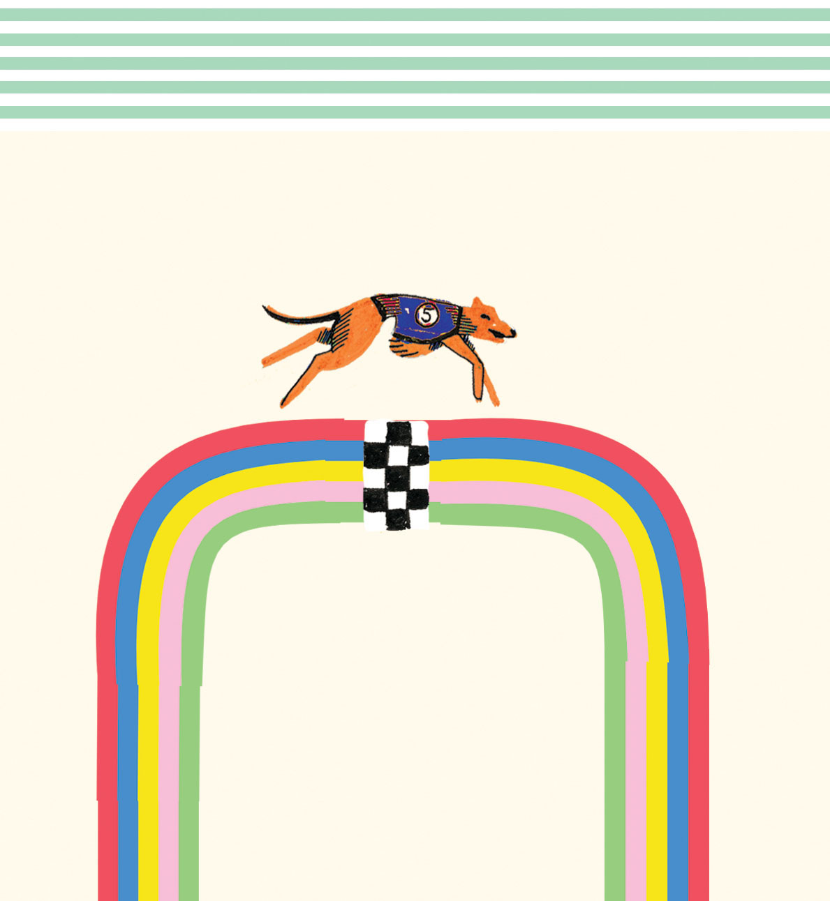 dog race anorexia game old Retro vintage greyhound color number run