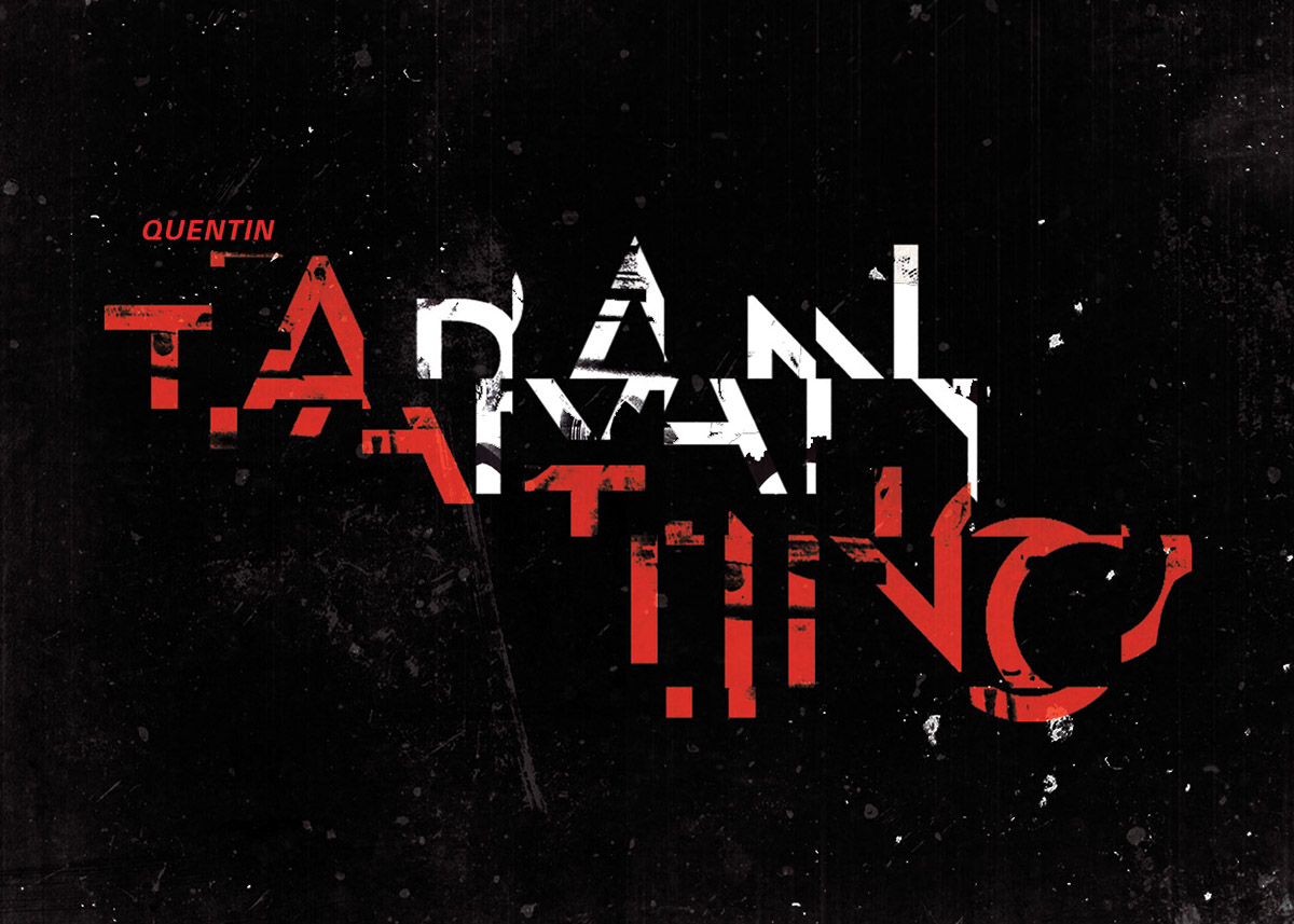 Gabriele Tarantino  Quentin movie fadu uba movie poster typography  