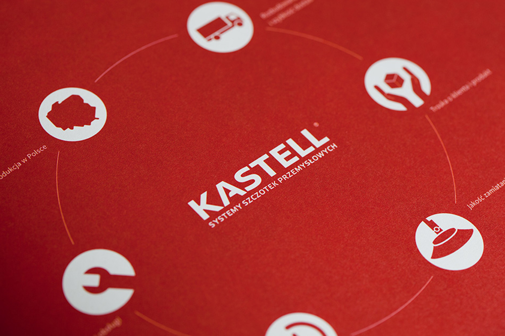brochure kastell catalog print design industrial brushes