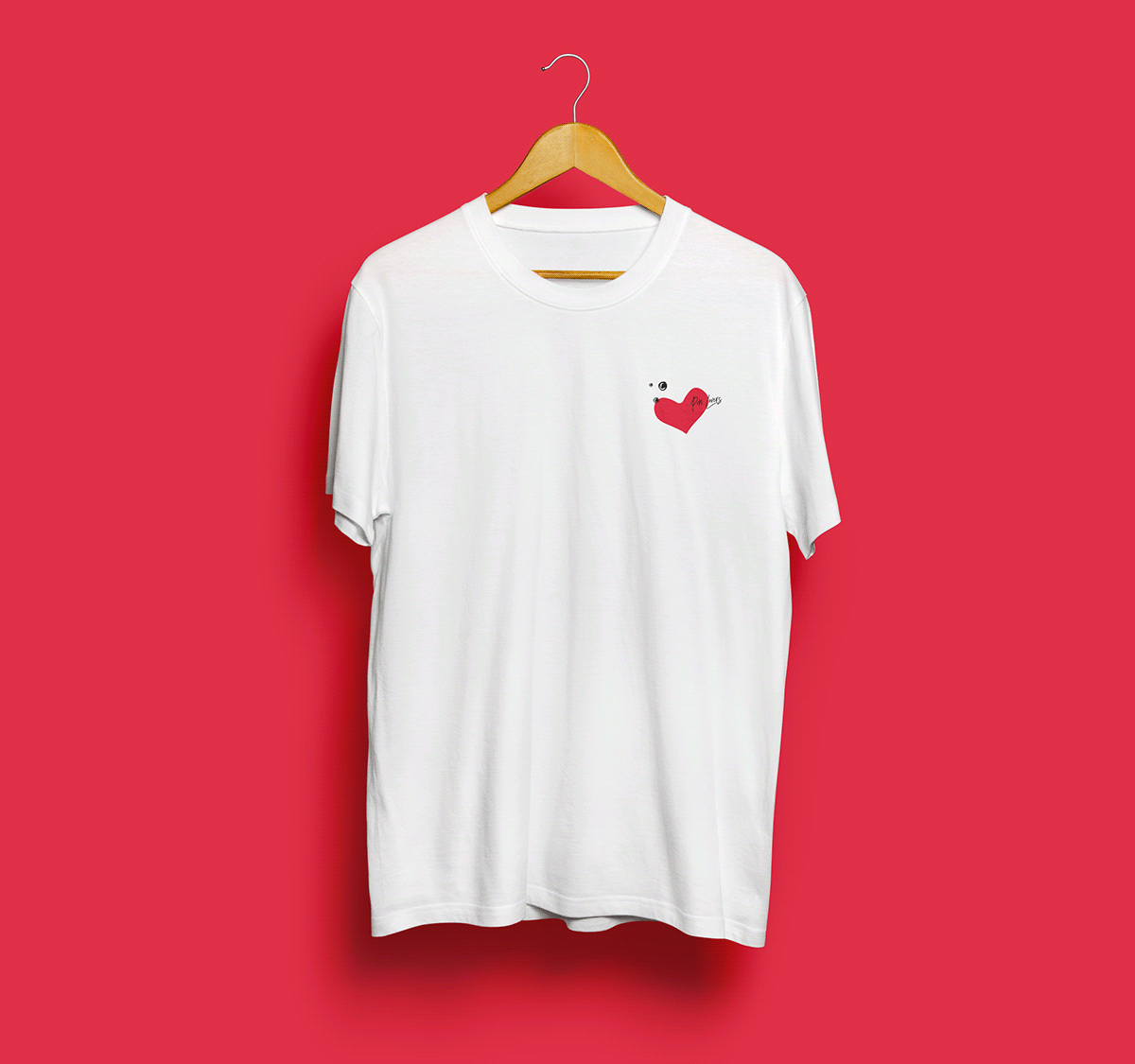 PINLOVERS ILLUSTRATION  clothes vectorart shape heart san valentine print serygraph concept