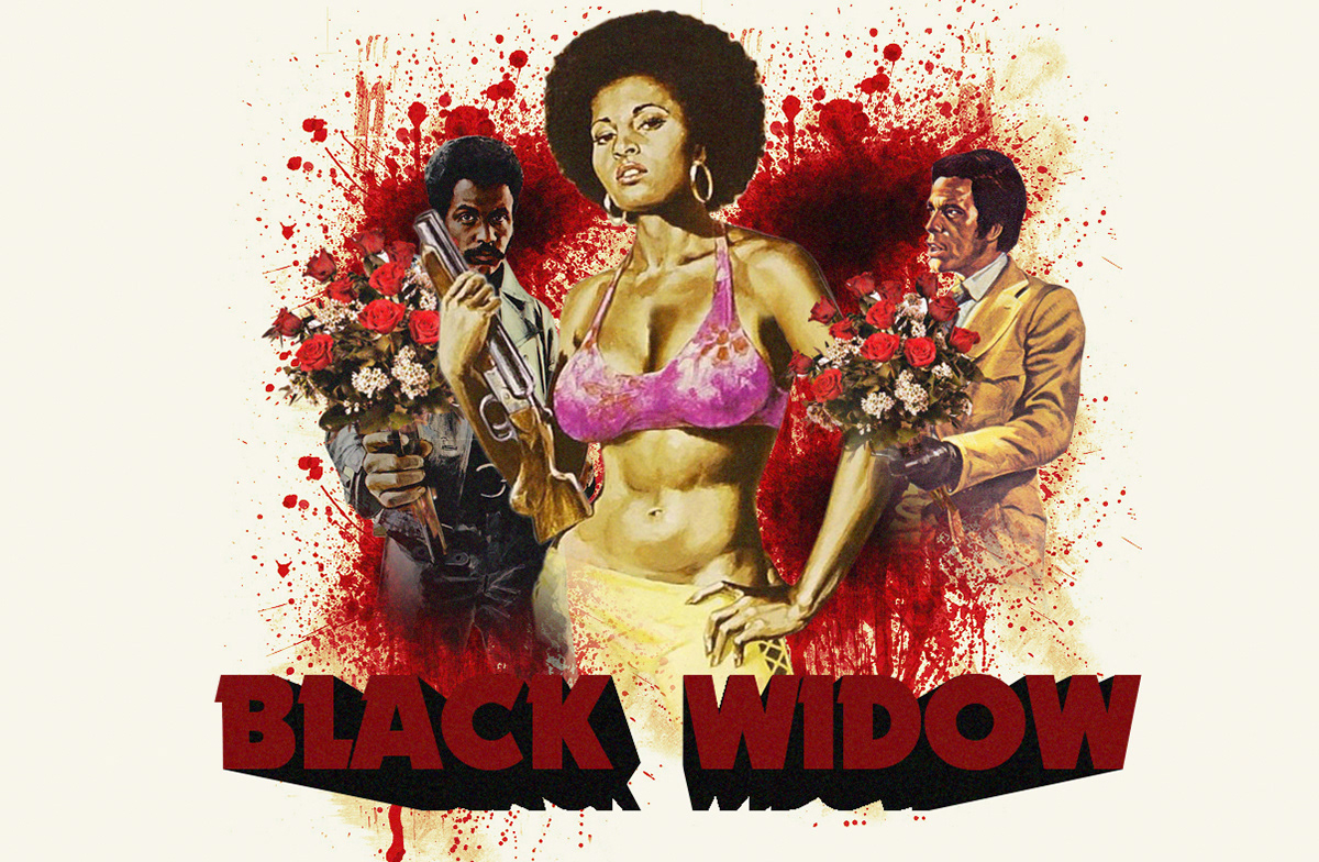 black widow blaxploitation title sequence typo Guez Graphics dani contreras rodriguez hku IMT DVD DMD