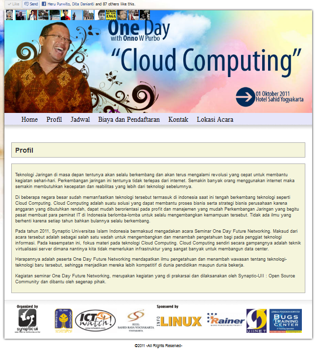 Event synaptic uii inux cloud computing