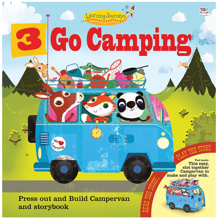 Campervan the world china London Australia discovery Learning Journeys Junior Press Out and Build camp fire Donkey Fox Panda top that publishing Venice Europe america