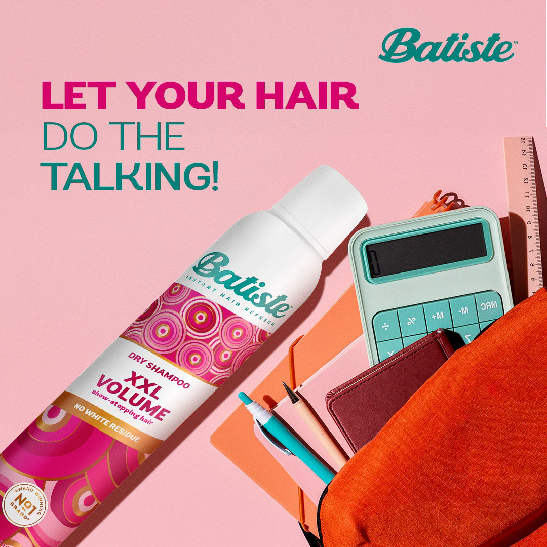 dry shampoo hair Social media post Graphic Designer design Advertising  banner gif graphic design  Batiste