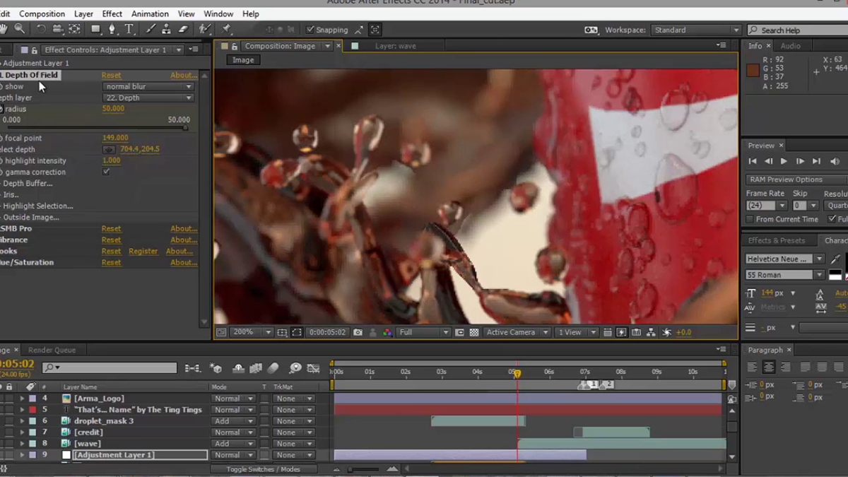 blender after effects photoshop realflow CGI 3D fluid coke share a coke ethiopia coca col