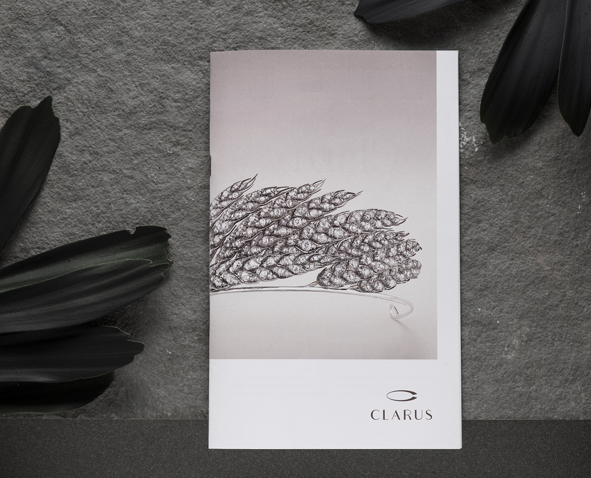 Booklet profile corporate minimalist clean Jewellery brand modern elegant brochure