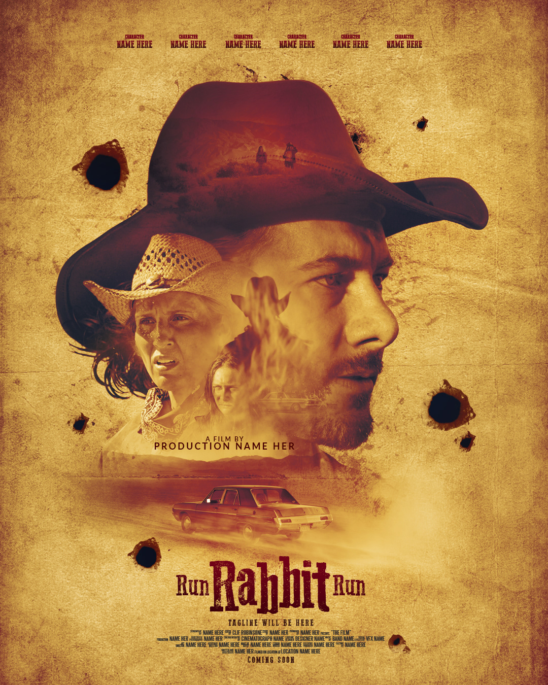 Run Rabbit Run Movie Poster on Behance