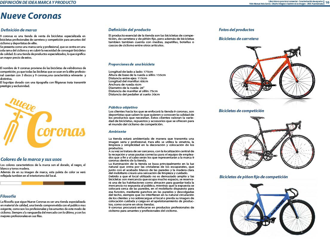 libro blanco Local comercial caracterizacion Bicicletas tienda urjc coronas SketchUP