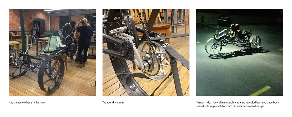 wheel Carbon Fiber aluminum rim spoke mechanical bike design nasa risd Space  moon mars