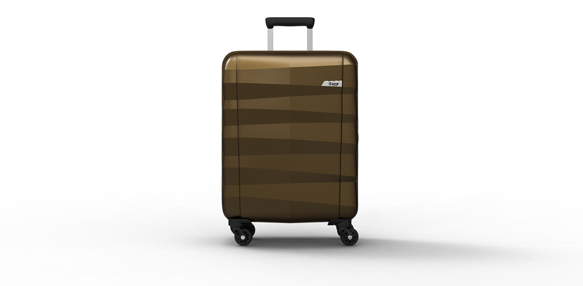 3D bags concept hardcase industrial design  keyshot luggage polycarbonate product design  travelbag