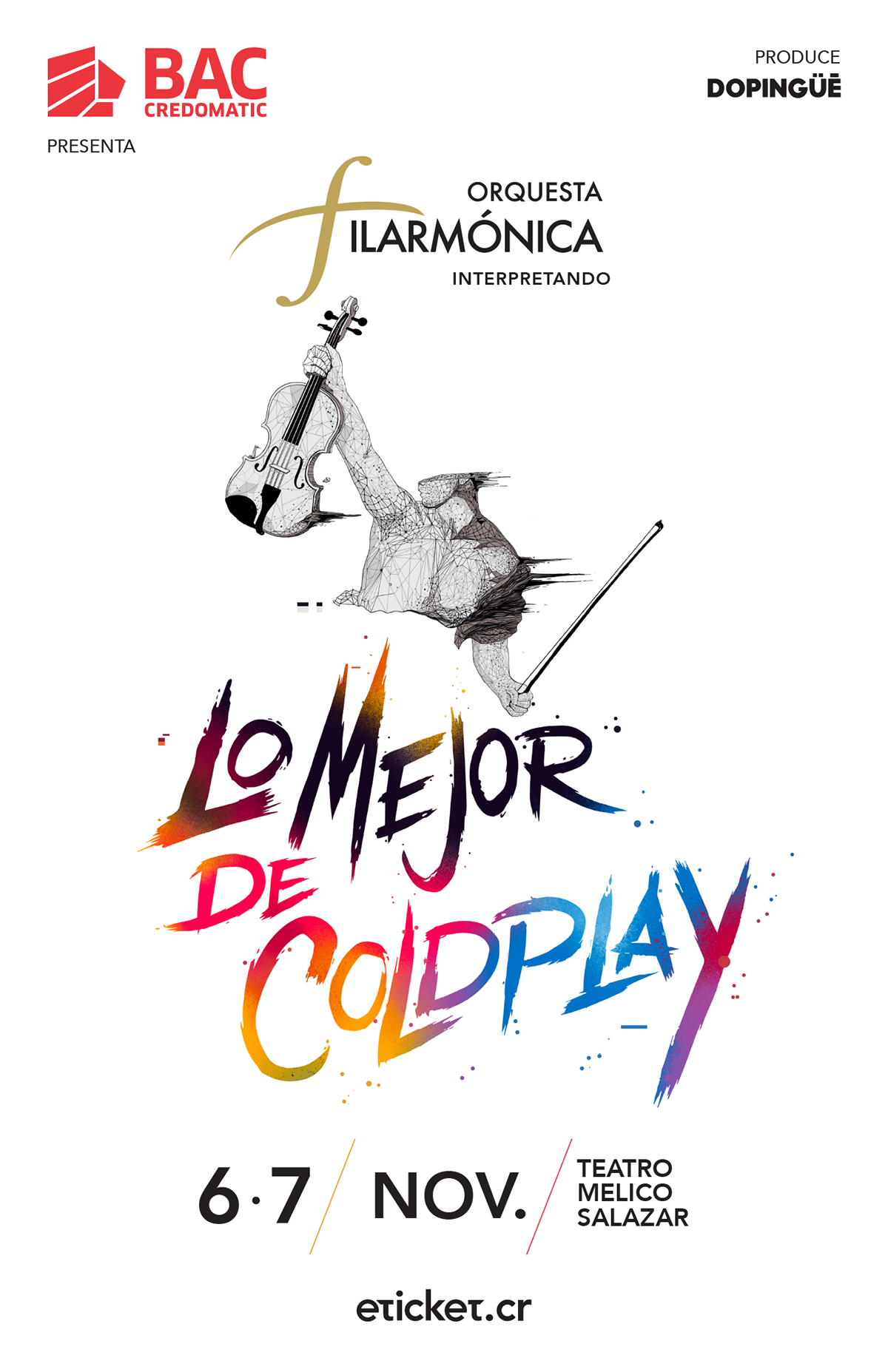 album art Coldplay concert Costa Rica Filarmonica ILLUSTRATION  Illustrator music Procreate