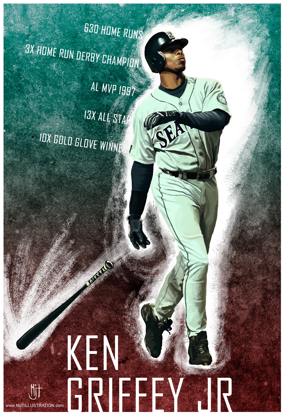 Adobe Portfolio ken griffey jr baseball Sports Portraits portraits Sports I...