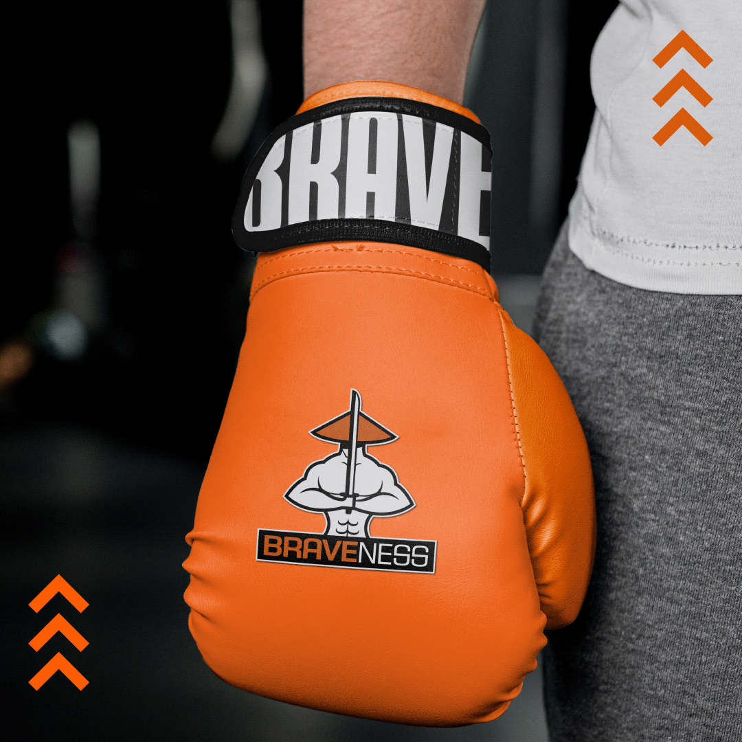 diseño branding  brand marca gimnasio gym Brave Braveness fitness logo