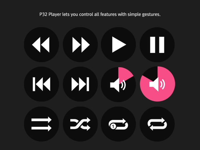 ios app Music Player UI GUI app design promotion video